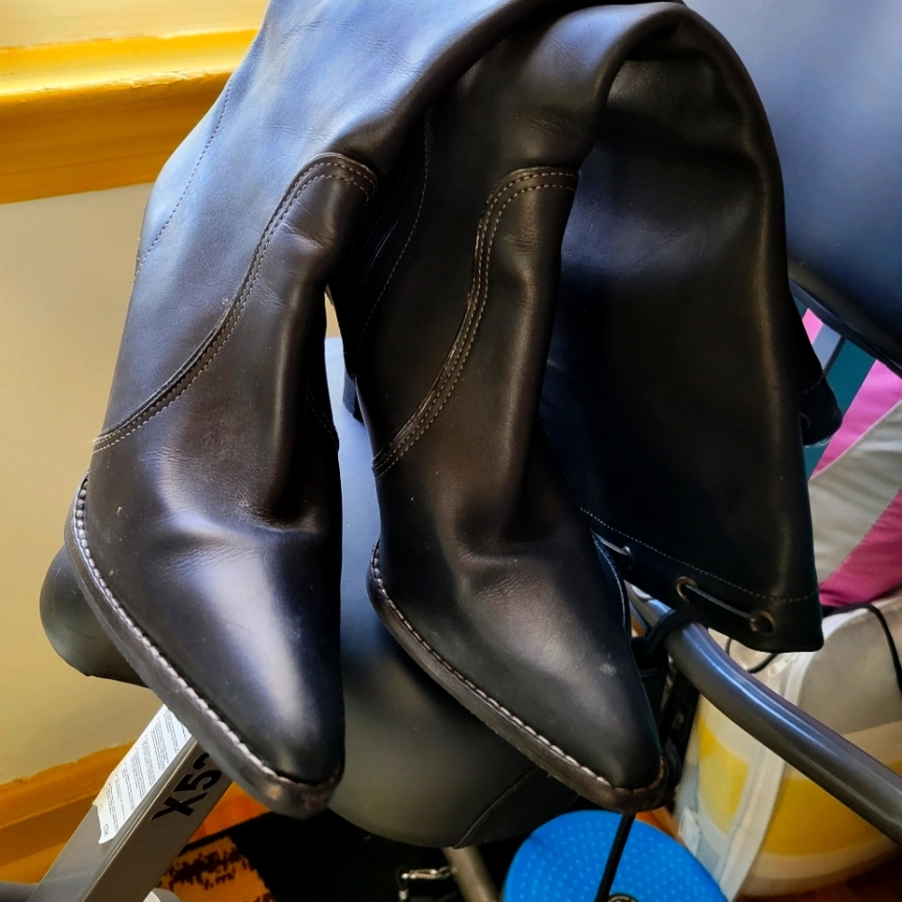 leather boots/SOLD